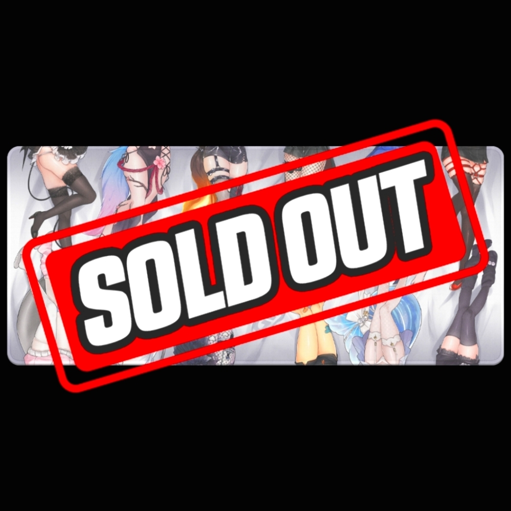 Gamersupps Waifu Cups Anime Thighs VTuber Edition Mouse Pad Desk Mat SOLD OUT